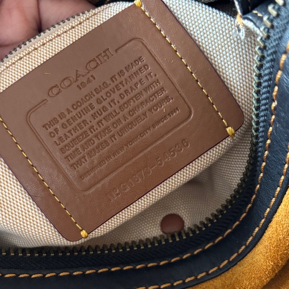 Coach 1941 Rogue 25 in Black w/ Black Hardware + NWT Coach Charm - Picture 10 of 15